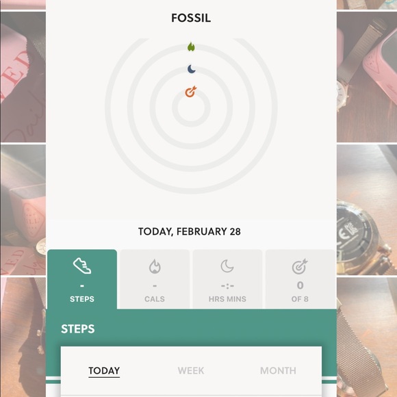 Ladies Rose Gold FOSSIL Hybrid Smart Watch ✨ - Picture 7 of 11